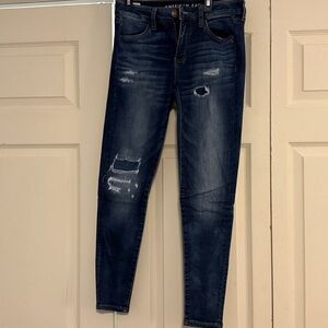 American Eagle Outfitters Super Stretch Blue Jeans